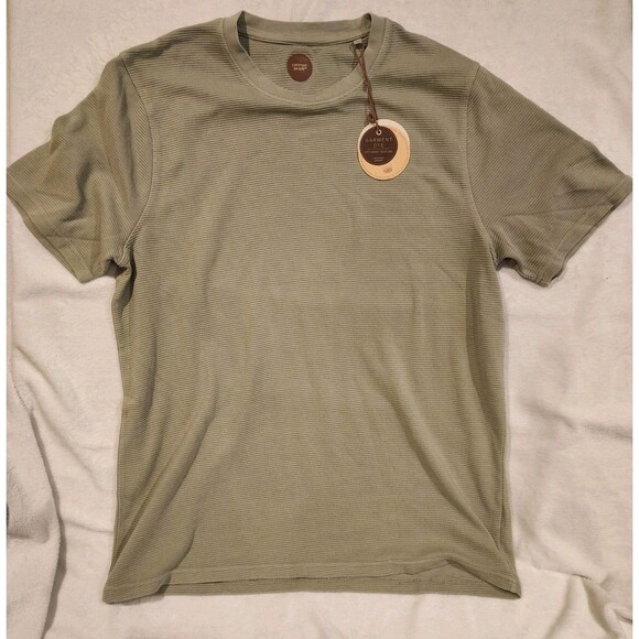 Common People Mens Ottoman Tee T-Shirt Washed Green Size Large Cotton - Picture 1 of 8